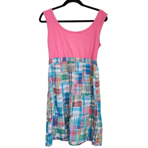 Lolly Wolly Doodle Colorful Patchwork Dress Pink‎ Tank Women Size M - Picture 2 of 9